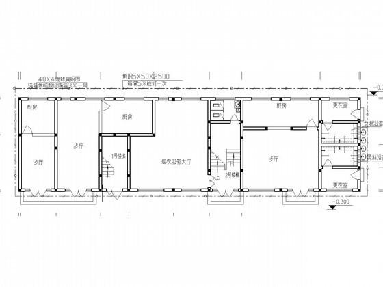 3层办公楼电气CAD施工图纸（三级负荷） - 3