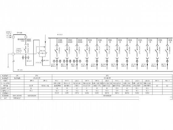 22层美食广场电气CAD施工图纸(高低压配电系统) - 3