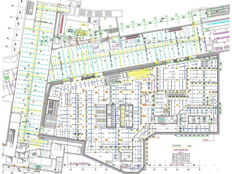 超高层地标建筑大厦地下室消防给排水CAD施工图纸（泵房） - 3