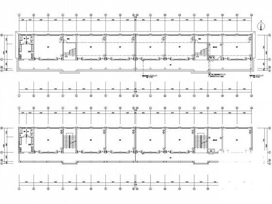 3层小学教学楼电气CAD施工图纸（三级负荷） - 2