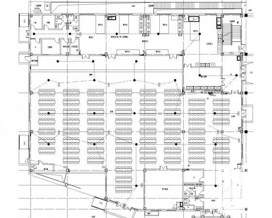 3层体育馆电气CAD施工图纸（甲级设计院） - 1