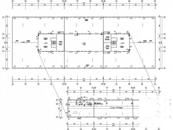 厂区生产研发楼给排水CAD施工图纸（24米、5万立方） - 1