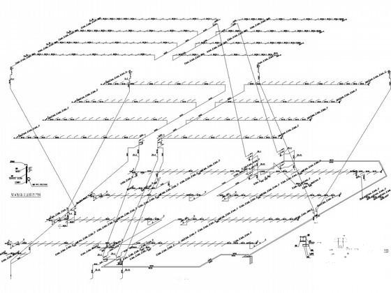 物流配送库房给排水CAD施工图纸（虹吸雨水系统） - 2