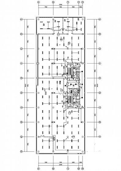开敞办公电气CAD施工图纸（甲级院设计）(控制原理图) - 1