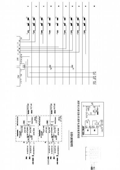开敞办公电气CAD施工图纸（甲级院设计）(控制原理图) - 5