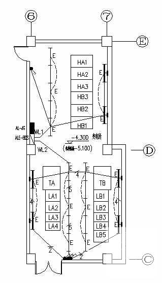 10kv变配电站电气设计CAD施工图纸(低压系统) - 2