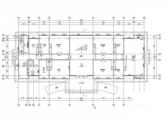 5层办公楼电气CAD施工图纸(火灾自动报警) - 2