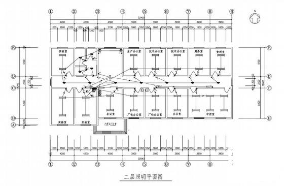 污水处理厂3层办公楼电气CAD施工图纸(防雷接地系统) - 4