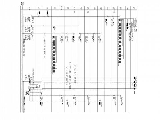 26层住宅楼电气CAD施工图纸 - 3