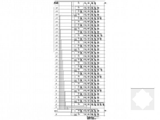 30层住宅楼电气设计CAD施工图纸(消防报警及联动) - 5