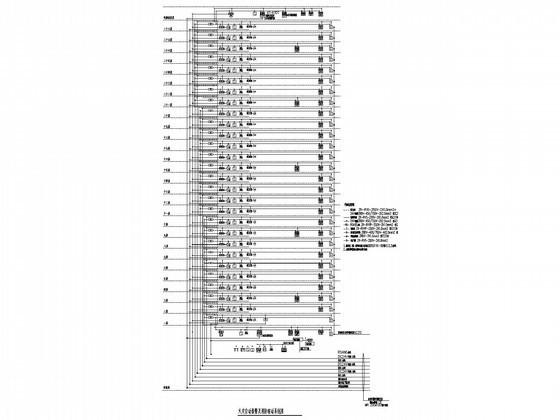 28层商住楼电气设计CAD施工图纸(火灾自动报警) - 5