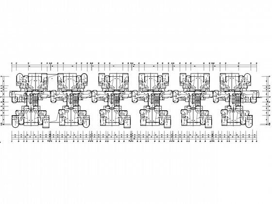 32层商住楼电气CAD施工图纸（六栋商住楼） - 1