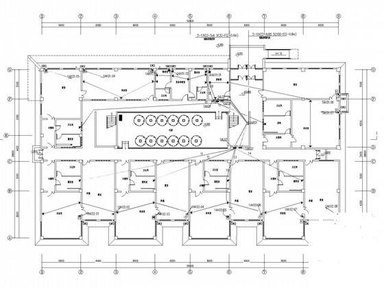 3层实验幼儿园电气设计CAD施工图纸(火灾自动报警) - 1