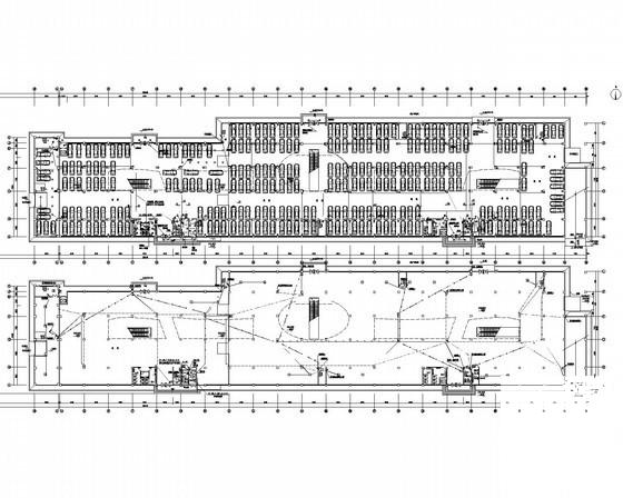 5层大型汽车展厅综合楼电气CAD施工图纸(灯光控制系统) - 1