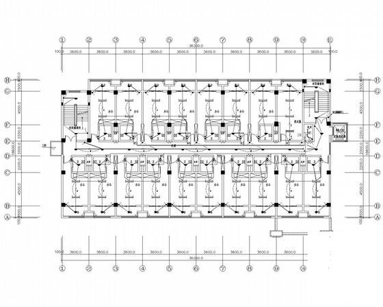 办公综合楼电气CAD施工图纸（高19米）(节能设计专篇) - 1