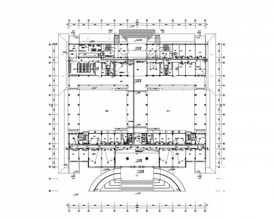 大型高层办公楼电气设计CAD施工图纸(火灾监控系统图) - 2