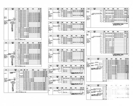 大型高层办公楼电气设计CAD施工图纸(火灾监控系统图) - 4