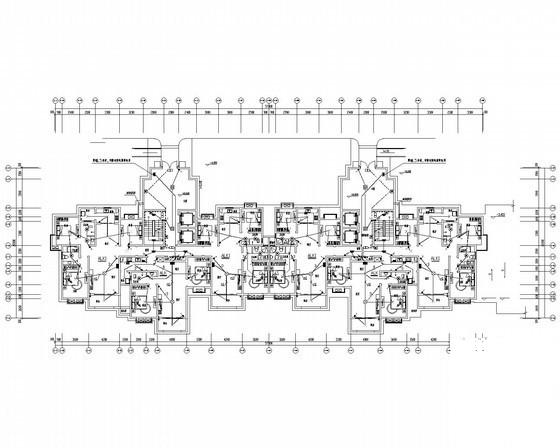 19层住宅楼电气设计CAD施工图纸(火灾自动报警) - 1