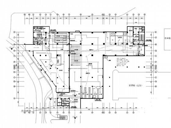 高层综合二甲医院电气CAD施工图纸（人防大样） - 2