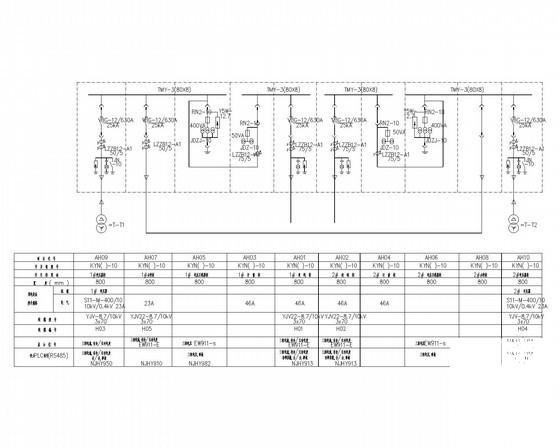 自来水厂工程变配电及电气自动化系统图纸（二级负荷） - 3