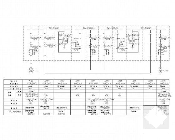自来水厂工程变配电及电气自动化系统图纸（二级负荷） - 4