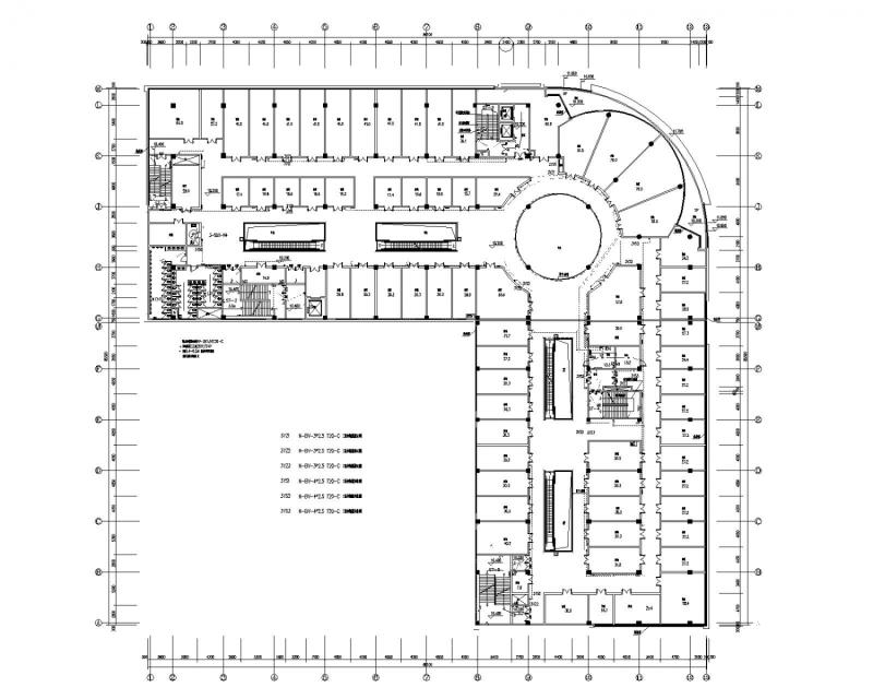 4层商业楼电气CAD施工图纸(火灾自动报警) - 2