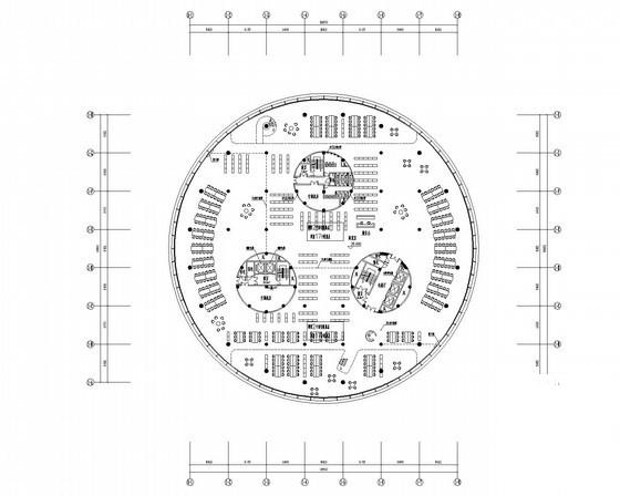 知名大学7层图文信息中心电气CAD施工图纸 - 2