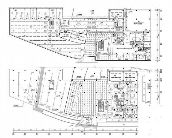 5层综合办公楼电气CAD施工图纸(联动控制系统) - 1