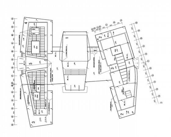 5层综合办公楼电气CAD施工图纸(联动控制系统) - 3