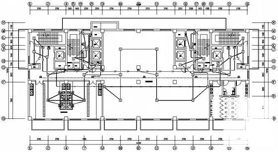 18层商住楼电气设计CAD施工图纸 - 2