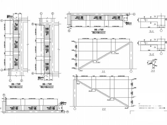 黑龙家污水处理厂曝气生物滤池结构CAD图纸 - 4