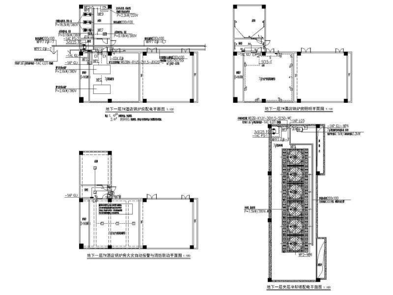 10层三星级酒店电气CAD施工图纸(火灾自动报警系统) - 5