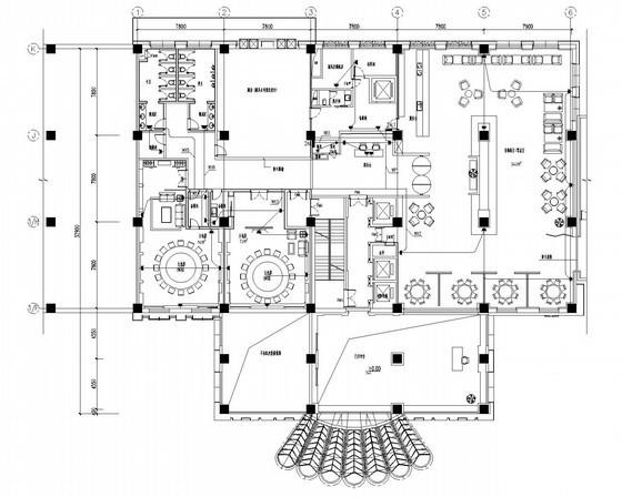 国内大型酒店电气CAD施工图纸 - 2