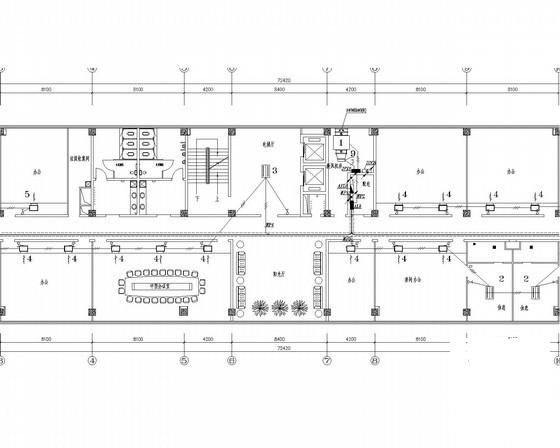 办公楼电气设计CAD施工图纸 - 2