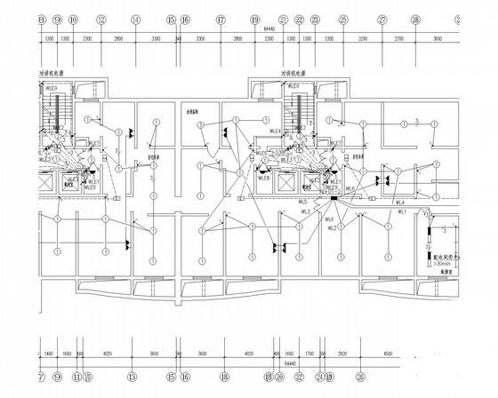 14层板式住宅楼电气CAD施工图纸(计算机网络系统) - 1