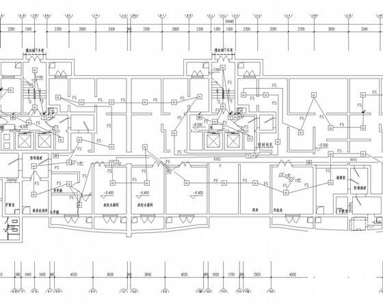 14层板式住宅楼电气CAD施工图纸(计算机网络系统) - 2