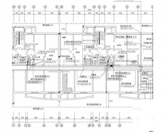 14层板式住宅楼电气CAD施工图纸(计算机网络系统) - 3