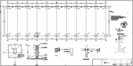 跨度36m单层厂房煤场防尘环保技改工程CAD施工图纸(平面布置图) - 1