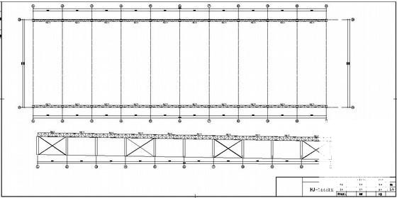 跨度36m单层厂房煤场防尘环保技改工程CAD施工图纸(平面布置图) - 2