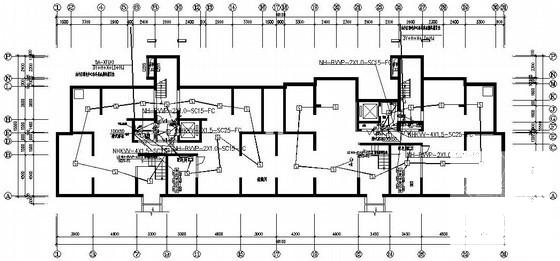12层住宅楼建筑电气设计CAD施工图纸 - 4