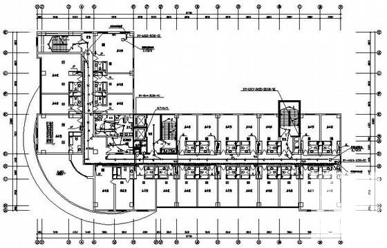 16层商业和办公综合楼电气CAD施工图纸 - 2