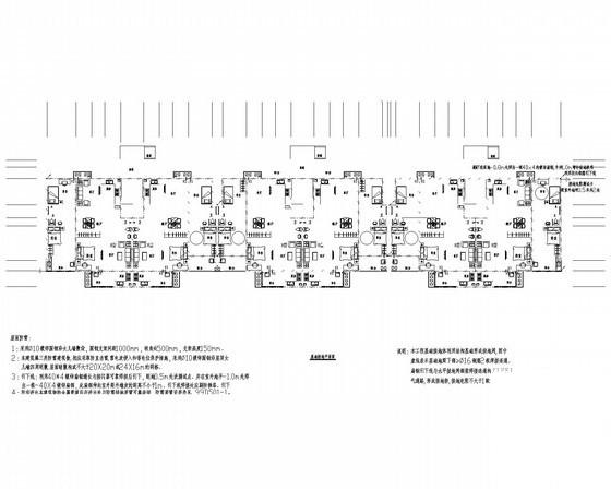 5层住宅楼电气设计CAD施工图纸（人防） - 3