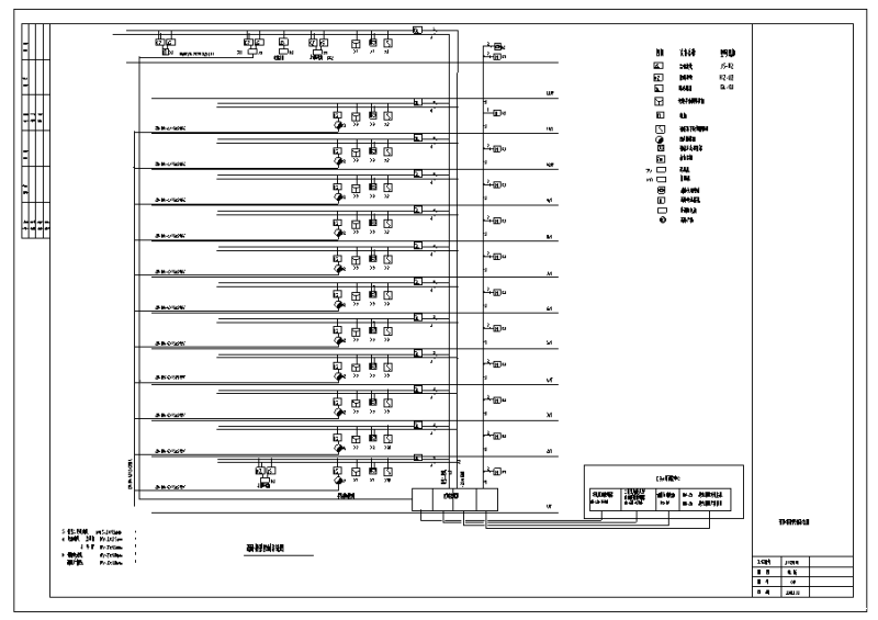 12层商住楼(点式)电气CAD图纸 - 4