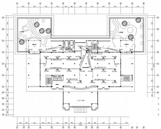 5层大型图书馆电气CAD施工图纸 - 2