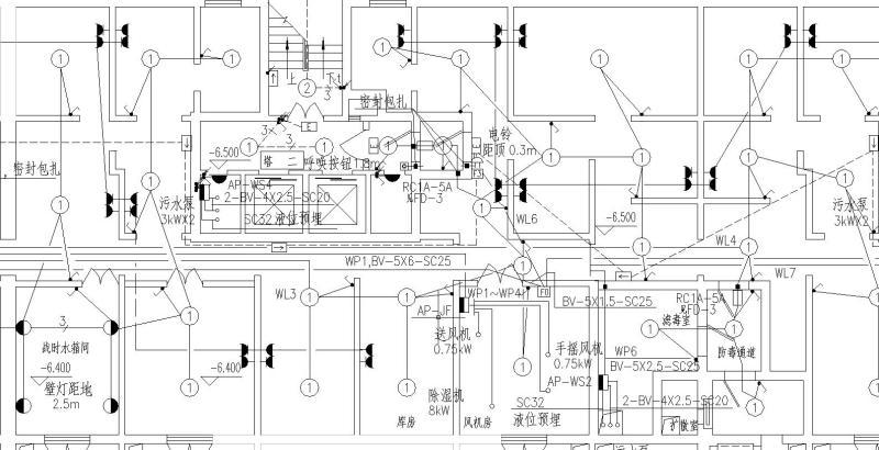 11层板式住宅楼电气CAD施工图纸(照明配电箱) - 2