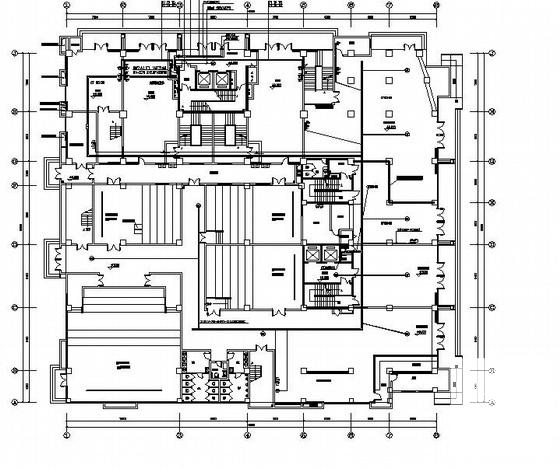23层文化发展中心电气设计CAD施工图纸(火灾自动报警系统) - 4