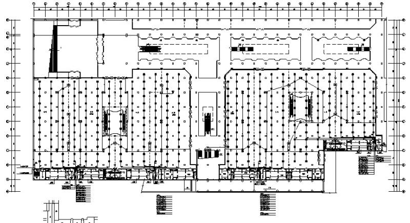 地下大型商场电气CAD施工图纸(照明配电系统) - 1