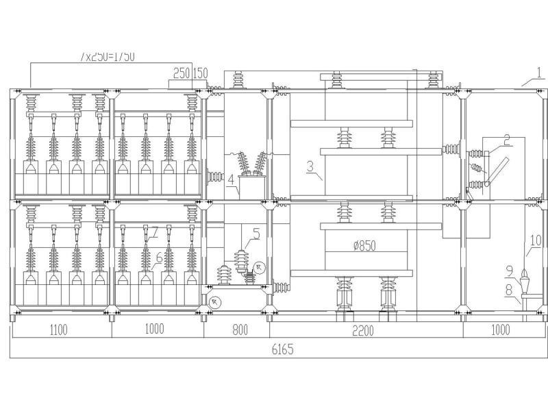 35KV变电站设计电气CAD施工图纸 - 4