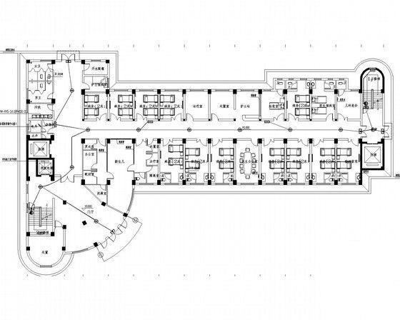 5层医院门急诊楼改造项目电气CAD施工图纸（新照明新火规） - 4