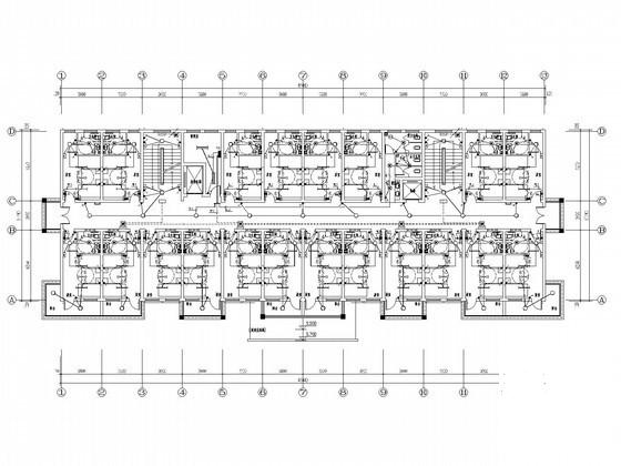 3层敬老院电气设计CAD施工图纸（办公及公寓楼等） - 1